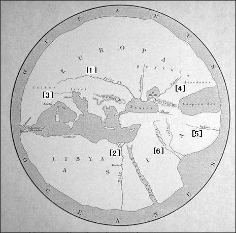 ヘカタイオスのインチキ世界地図